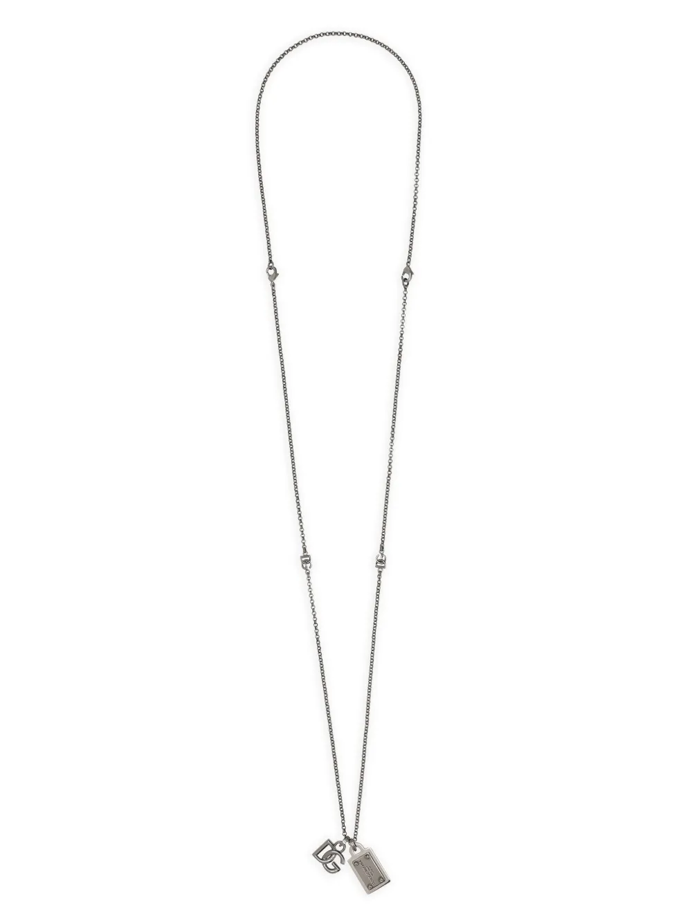 Колье с подвеской-логотипом DOLCE & GABBANA, серебяный
Колье с подвеской-логотипом DOLCE & GABBANA, серебяный