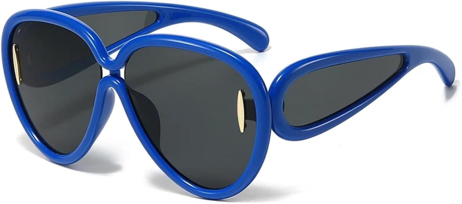 Спортивные солнцезащитные очки большого размера в стиле стимпанк для женщин и мужчин, очки с индивидуальным дизайном, роскошные очки для женщин, защитные очки от УФ-излучения UV400 TKKTLLT, Blue Gray
Спортивные солнцезащитные очки большого размера в стиле стимпанк для женщин и мужчин, очки с индивидуальным дизайном, роскошные очки для женщин, защитные очки от УФ-излучения UV400 TKKTLLT, Blue Gray