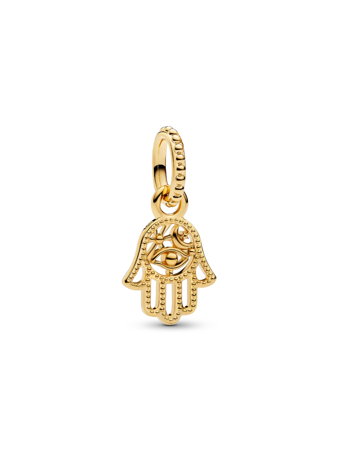 Защитный талисман-подвеска в виде хамсы Pandora, 14-каратное золотое покрытие
Защитный талисман-подвеска в виде хамсы Pandora, 14-каратное золотое покрытие