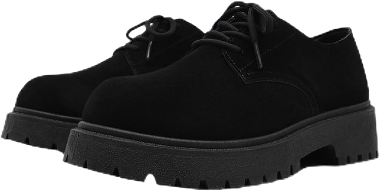 Мужские замшевые туфли с шнуровкой, низкий верх, платформа, дерби-оксфорды, классический круглый носок, комфортные, с противоскользящей подошвой, деловые и праздничные туфли для официальных мероприятий и свадьбы Bzikbge, черный
Мужские замшевые туфли с шнуровкой, низкий верх, платформа, дерби-оксфорды, классический круглый носок, комфортные, с противоскользящей подошвой, деловые и праздничные туфли для официальных мероприятий и свадьбы Bzikbge, черный