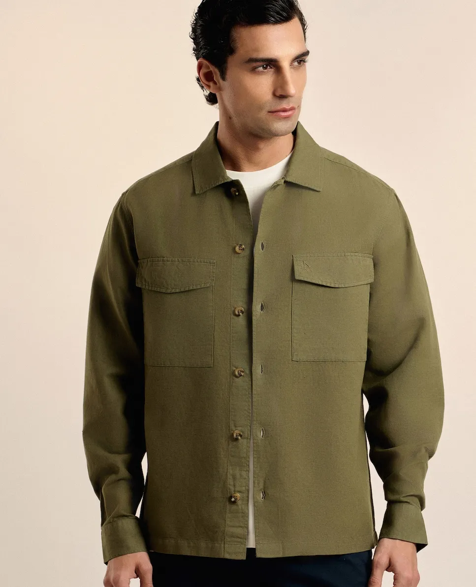 Классическая мужская рубашка Valecuatro, хаки
Классическая мужская рубашка Valecuatro, хаки