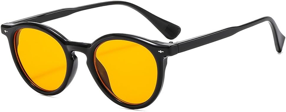 Модные женские солнцезащитные очки в стиле панк с круглыми заклепками, двухцветные, с защитой от УФ-излучения UV400, мужские трендовые солнцезащитные очки TKKTLLT, Black Orange
Модные женские солнцезащитные очки в стиле панк с круглыми заклепками, двухцветные, с защитой от УФ-излучения UV400, мужские трендовые солнцезащитные очки TKKTLLT, Black Orange