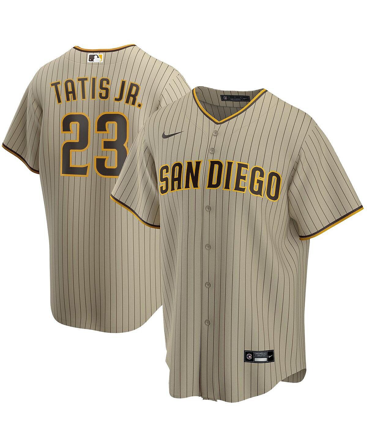 Официальная копия мужской футболки игрока San Diego Padres — Фернандо Татис-младший. Nike
Официальная копия мужской футболки игрока San Diego Padres — Фернандо Татис-младший. Nike