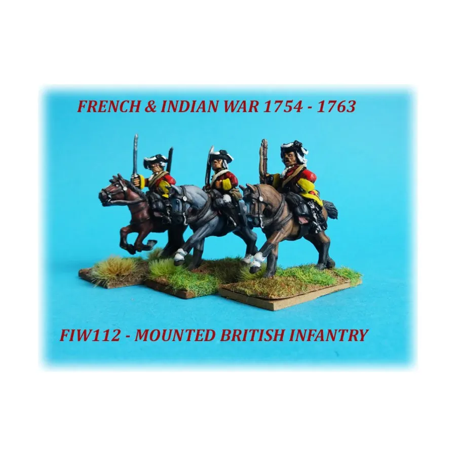 Конная британская пехота, French & Indian War 1754-1763 (28mm)
Конная британская пехота, French & Indian War 1754-1763 (28mm)