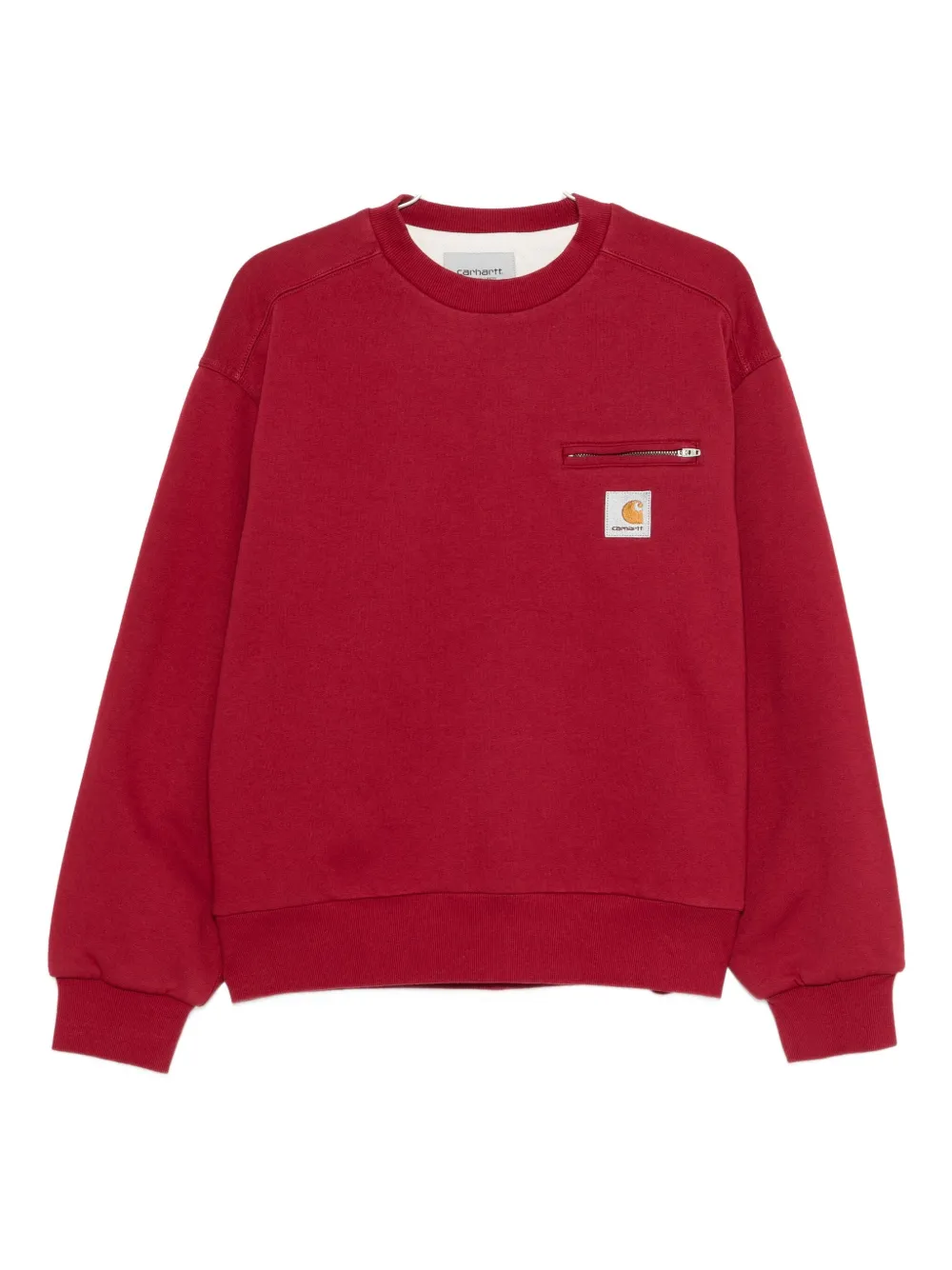 Свитшот с нашивкой логотипа Detroit Carhartt Wip, красный 
Свитшот с нашивкой логотипа Detroit Carhartt Wip, красный