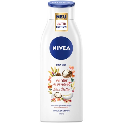 NIVEA Winter Moment Body Milk 400 мл Насыщенный лосьон для тела для сухой кожи - 48 часов увлажнения
NIVEA Winter Moment Body Milk 400 мл Насыщенный лосьон для тела для сухой кожи - 48 часов увлажнения