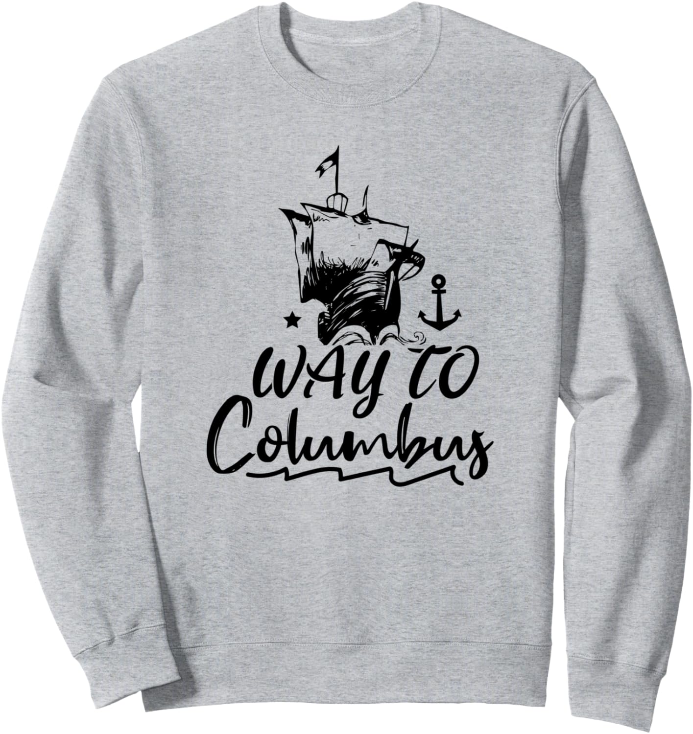 Дорога в Колумбус - Забавная толстовка ко Дню Колумба Way To Columbus, серый
Дорога в Колумбус - Забавная толстовка ко Дню Колумба Way To Columbus, серый