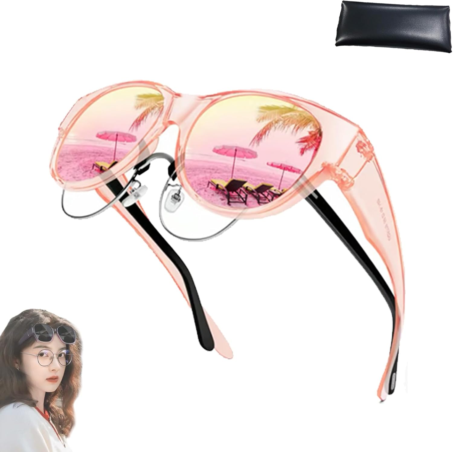 Солнцезащитные очки, новые поляризованные солнцезащитные очки для женщин 2025 года, защита от УФ-излучения UV400, модные круглые солнцезащитные очки «кошачий глаз» Generic, I
Солнцезащитные очки, новые поляризованные солнцезащитные очки для женщин 2025 года, защита от УФ-излучения UV400, модные круглые солнцезащитные очки «кошачий глаз» Generic, I