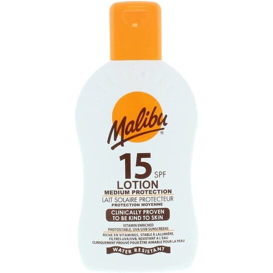 Водостойкий лосьон SPF15, 200 мл Malibu, Protective Lototion
Водостойкий лосьон SPF15, 200 мл Malibu, Protective Lototion