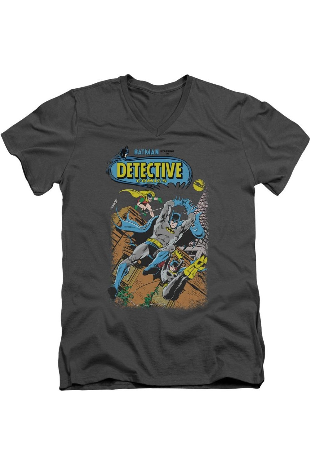 Футболка с коротким рукавом и V-образным вырезом для взрослых Batman Detective #487 Gildan, цвет charcoal
Футболка с коротким рукавом и V-образным вырезом для взрослых Batman Detective #487 Gildan, цвет charcoal