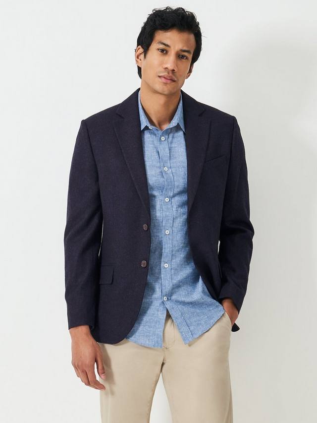 Пиджак с длинными рукавами из шерстяной смеси Crew Clothing, Navy
Пиджак с длинными рукавами из шерстяной смеси Crew Clothing, Navy