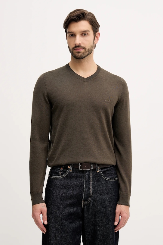 Шерстяной свитер Boss, зеленый
Шерстяной свитер Boss, зеленый