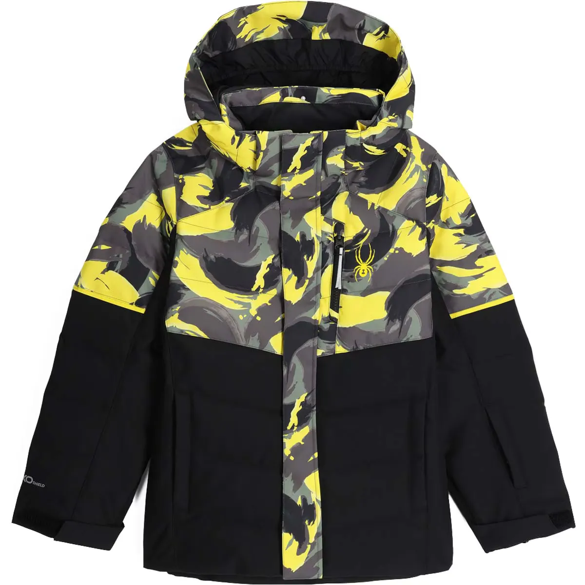 Детская лыжная куртка Impulse Synth Down Spyder, черный/желтый
Детская лыжная куртка Impulse Synth Down Spyder, черный/желтый