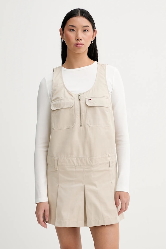 Хлопковое платье Tommy Jeans, бежевый
Хлопковое платье Tommy Jeans, бежевый