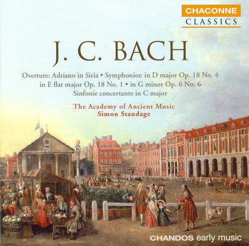 CD диск Bach, J.C. / Standage / Academy of Ancient Music: Overture: Adriano in Siria / Symphonies 1 4 & 6
CD диск Bach, J.C. / Standage / Academy of Ancient Music: Overture: Adriano in Siria / Symphonies 1 4 & 6