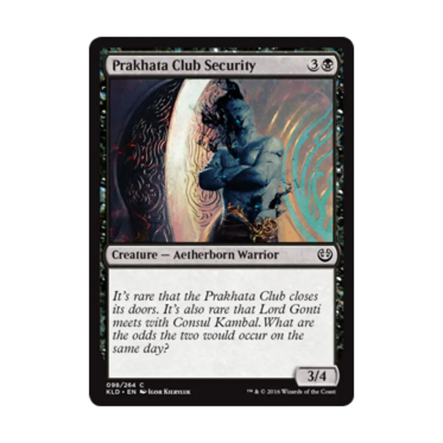 CCG Прахата Клуб Охрана (C) (Фольга), MTG - Kaladesh
CCG Прахата Клуб Охрана (C) (Фольга), MTG - Kaladesh