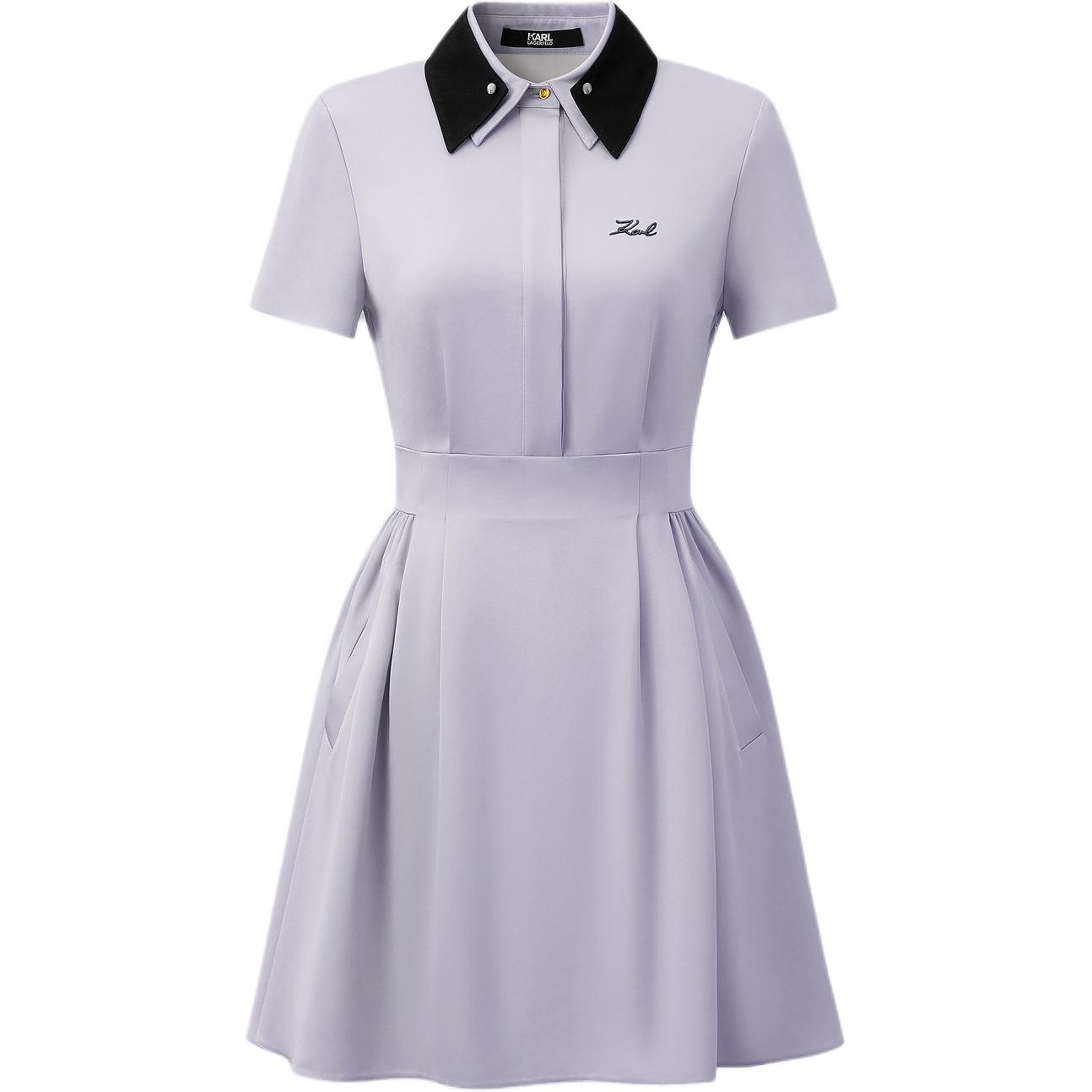 KARL LAGERFELD Женское фиолетовое платье с короткими рукавами KARL LAGERFELD / Karl Lagerfeld Jeans
KARL LAGERFELD Женское фиолетовое платье с короткими рукавами KARL LAGERFELD / Karl Lagerfeld Jeans