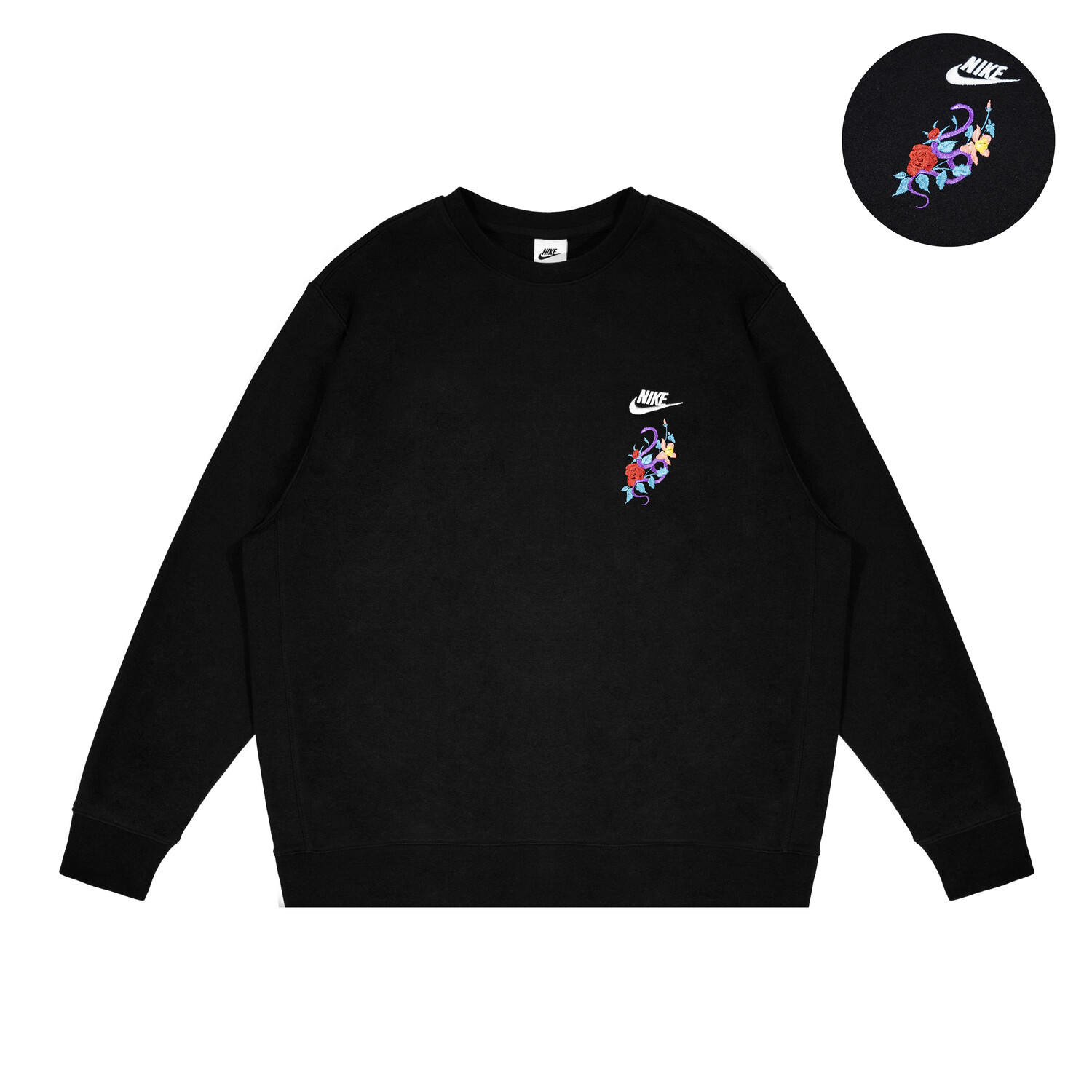 Толстовка унисекс черная Nike, черный
Толстовка унисекс черная Nike, черный