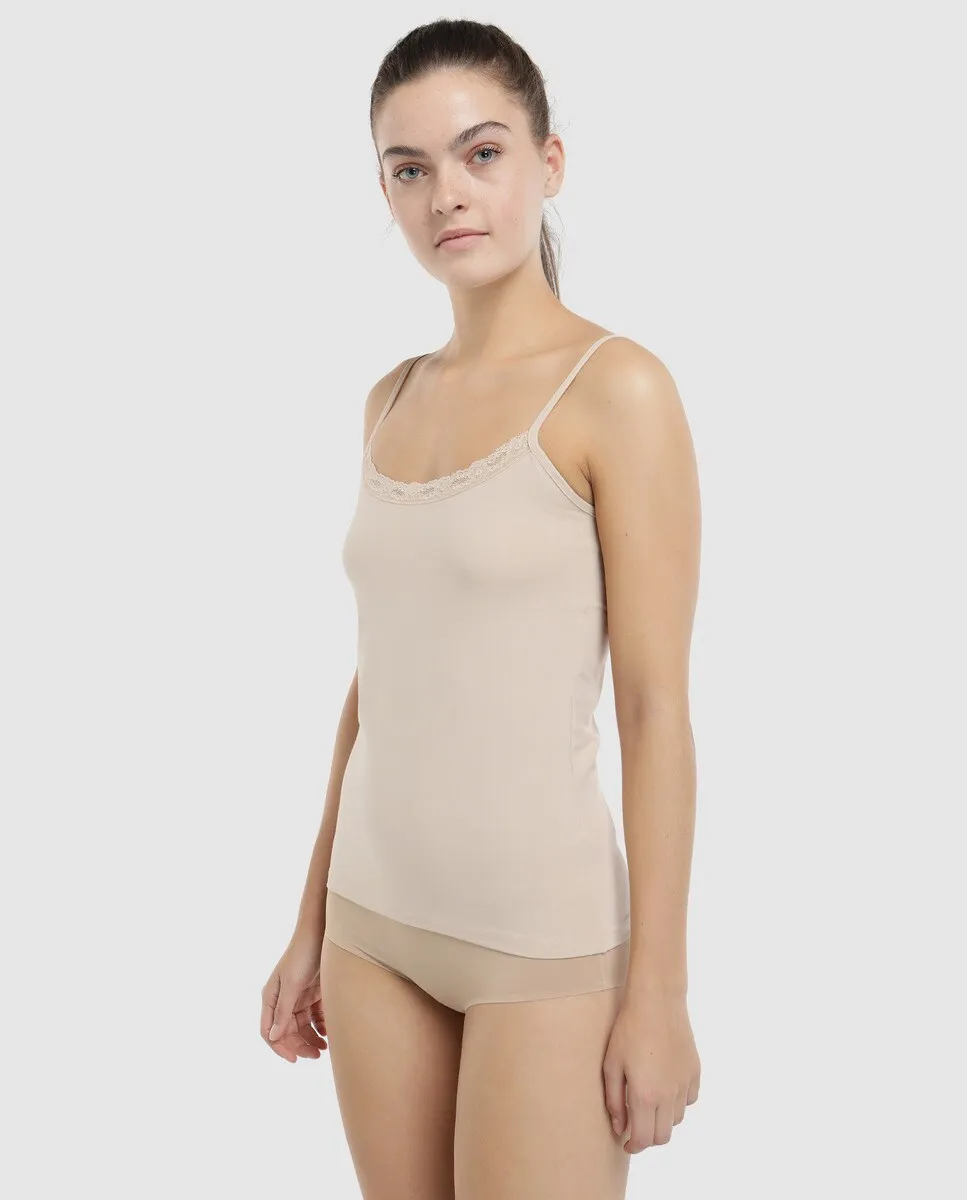 Женская хлопковая майка Original Sin на бретелях Pecado Original, цвет Arena
Женская хлопковая майка Original Sin на бретелях Pecado Original, цвет Arena