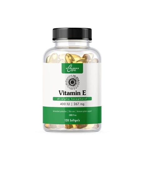 Vitalmax, Care, Витамин Е 400 МЕ, 120 капсул.
Vitalmax, Care, Витамин Е 400 МЕ, 120 капсул.