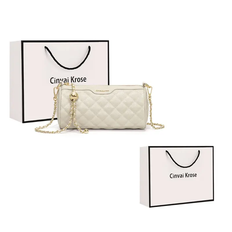 CinvaiKrose Синтетическая кожаная сумка через плечо, Ecru
CinvaiKrose Синтетическая кожаная сумка через плечо, Ecru