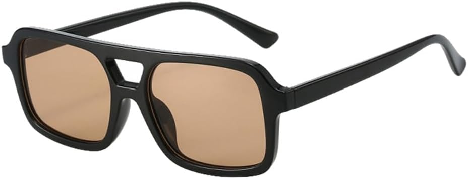 LVTFCO Винтажные квадратные солнцезащитные очки для женщин в стиле ретро с леопардовым принтом, желтого цвета, с двойной перемычкой. Женские солнцезащитные очки, Black Tea
LVTFCO Винтажные квадратные солнцезащитные очки для женщин в стиле ретро с леопардовым принтом, желтого цвета, с двойной перемычкой. Женские солнцезащитные очки, Black Tea