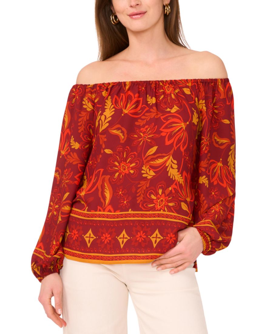 Женская блузка с открытыми плечами и длинными рукавами Vince Camuto, Chili
Женская блузка с открытыми плечами и длинными рукавами Vince Camuto, Chili