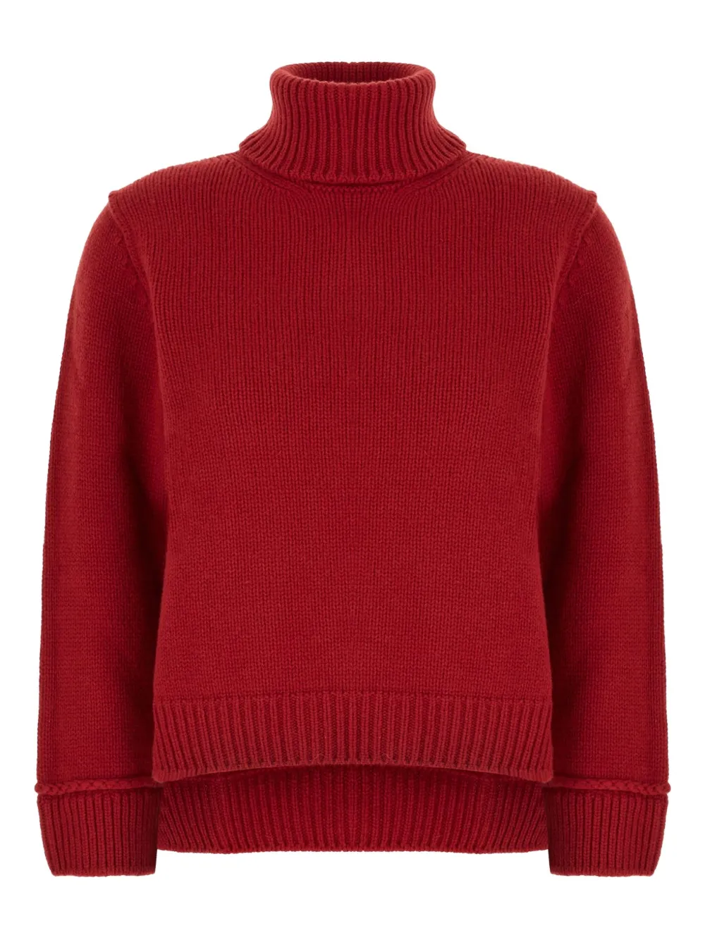 Свитер с воротником-гольф Andrè Maurice, красный
Свитер с воротником-гольф Andrè Maurice, красный