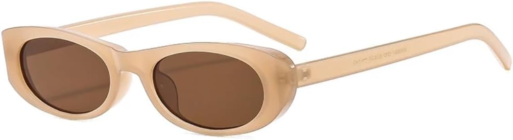 Солнцезащитные очки с защитой UV400 | Овальные, черные, в стиле панк, маленькие | для женщин и мужчин, для занятий спортом на открытом воздухе и вождения DSVIGF, Champagne Brown
Солнцезащитные очки с защитой UV400 | Овальные, черные, в стиле панк, маленькие | для женщин и мужчин, для занятий спортом на открытом воздухе и вождения DSVIGF, Champagne Brown