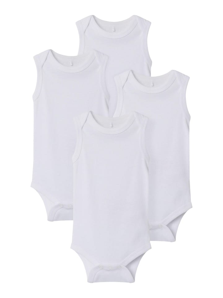 TWO SOON Комплект из 4 боди ярко-белого цвета
TWO SOON Комплект из 4 боди ярко-белого цвета