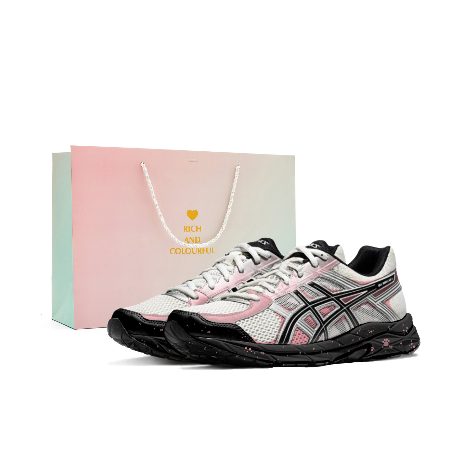 ASICS Gel Contend 4 Coverage Cushioning Abrasion Resistant Running Shoes Women's Black Pink
ASICS Gel Contend 4 Coverage Cushioning Abrasion Resistant Running Shoes Women's Black Pink