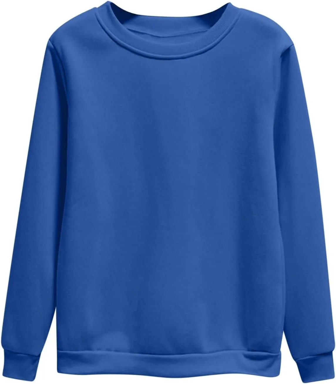 Женский свитшот с круглым вырезом, зимний флис, однотонный Woblesal
Женский свитшот с круглым вырезом, зимний флис, однотонный Woblesal