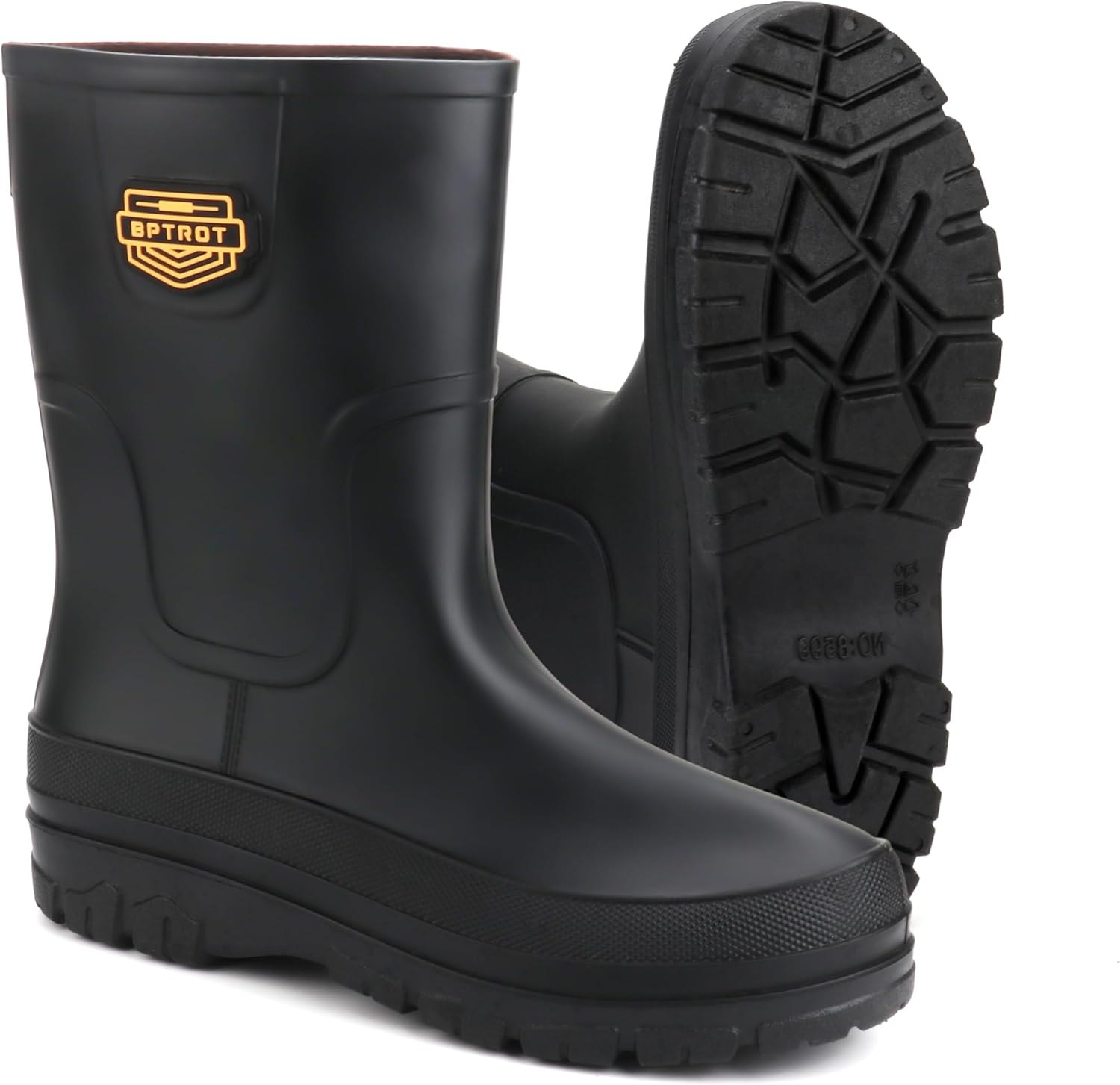 Мужские водонепроницаемые резиновые сапоги - противоскользящие из ПВХ с усиленным носком и пяткой - легкие сапоги для рыбалки, садоводства, фермерства и лодочных прогулок Wasserflux, черный
Мужские водонепроницаемые резиновые сапоги - противоскользящие из ПВХ с усиленным носком и пяткой - легкие сапоги для рыбалки, садоводства, фермерства и лодочных прогулок Wasserflux, черный