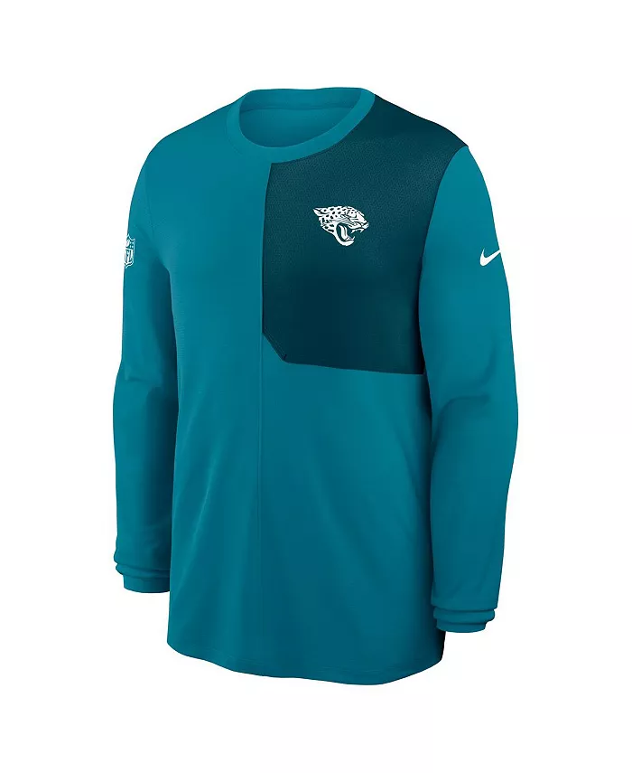 Мужская бирюзовая футболка Jacksonville Jaguars Sideline Coach UV Performance с длинным рукавом Nike
Мужская бирюзовая футболка Jacksonville Jaguars Sideline Coach UV Performance с длинным рукавом Nike