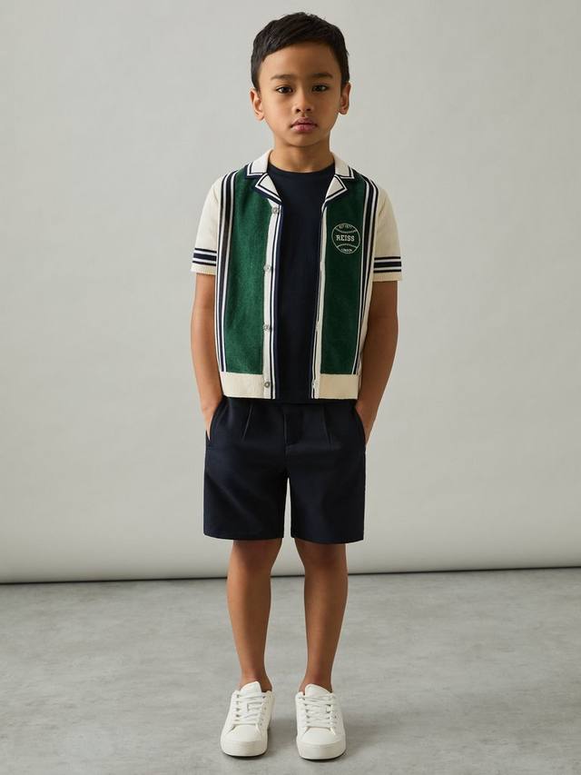 Детская футболка Appling с цветными блоками из хлопка Reiss, Green/Off White
Детская футболка Appling с цветными блоками из хлопка Reiss, Green/Off White