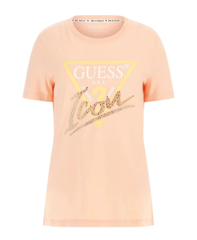 Светло-Розовая футболка с короткими рукавами Guess, розовый
Светло-Розовая футболка с короткими рукавами Guess, розовый