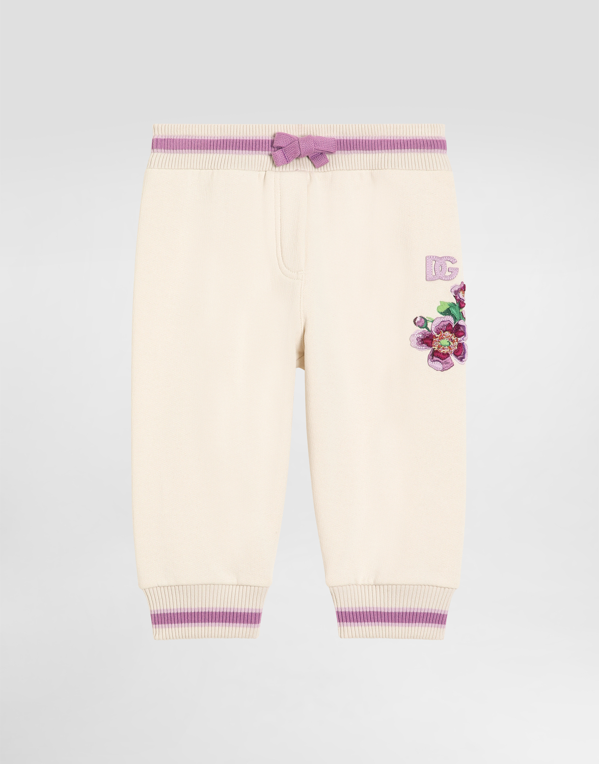 Брюки из флиса oversize с вышивкой фиалок и логотипом DG Dolce&Gabbana, мультиколор
Брюки из флиса oversize с вышивкой фиалок и логотипом DG Dolce&Gabbana, мультиколор