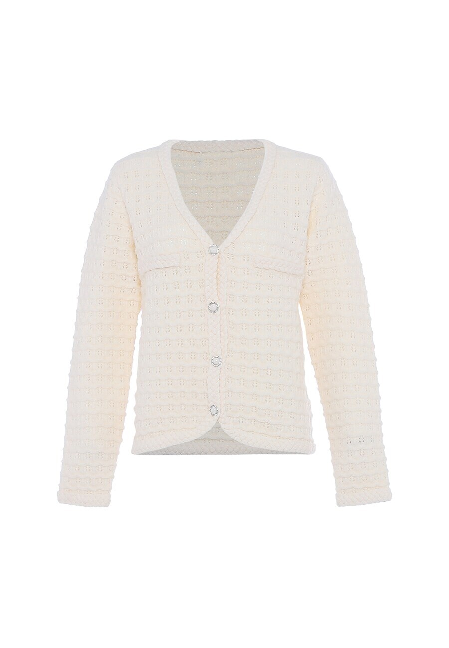 Кардиган faina Knit Cardigan, цвет Wool white
Кардиган faina Knit Cardigan, цвет Wool white