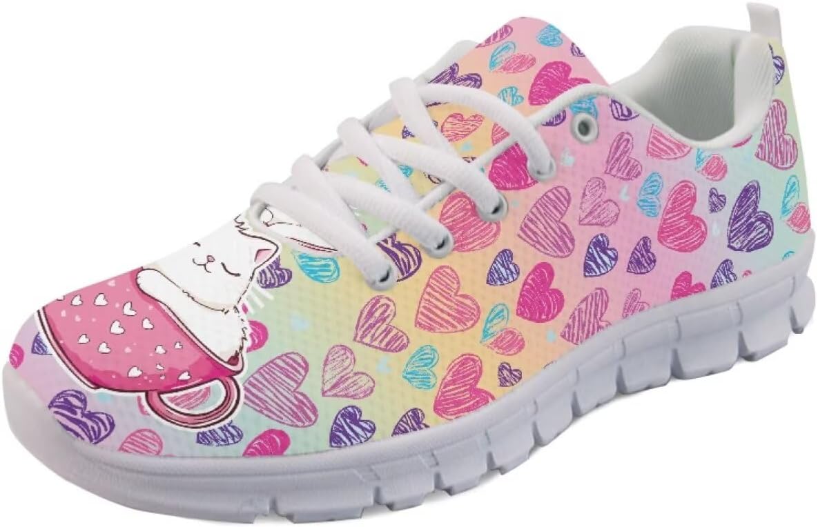 Винтажные кроссовки с американским флагом для мужчин и женщин кроссовки 4 июля Легкие беговые, теннисные и спортивные кроссовки Getelinseng, Funny Cat Love Heart
Винтажные кроссовки с американским флагом для мужчин и женщин кроссовки 4 июля Легкие беговые, теннисные и спортивные кроссовки Getelinseng, Funny Cat Love Heart