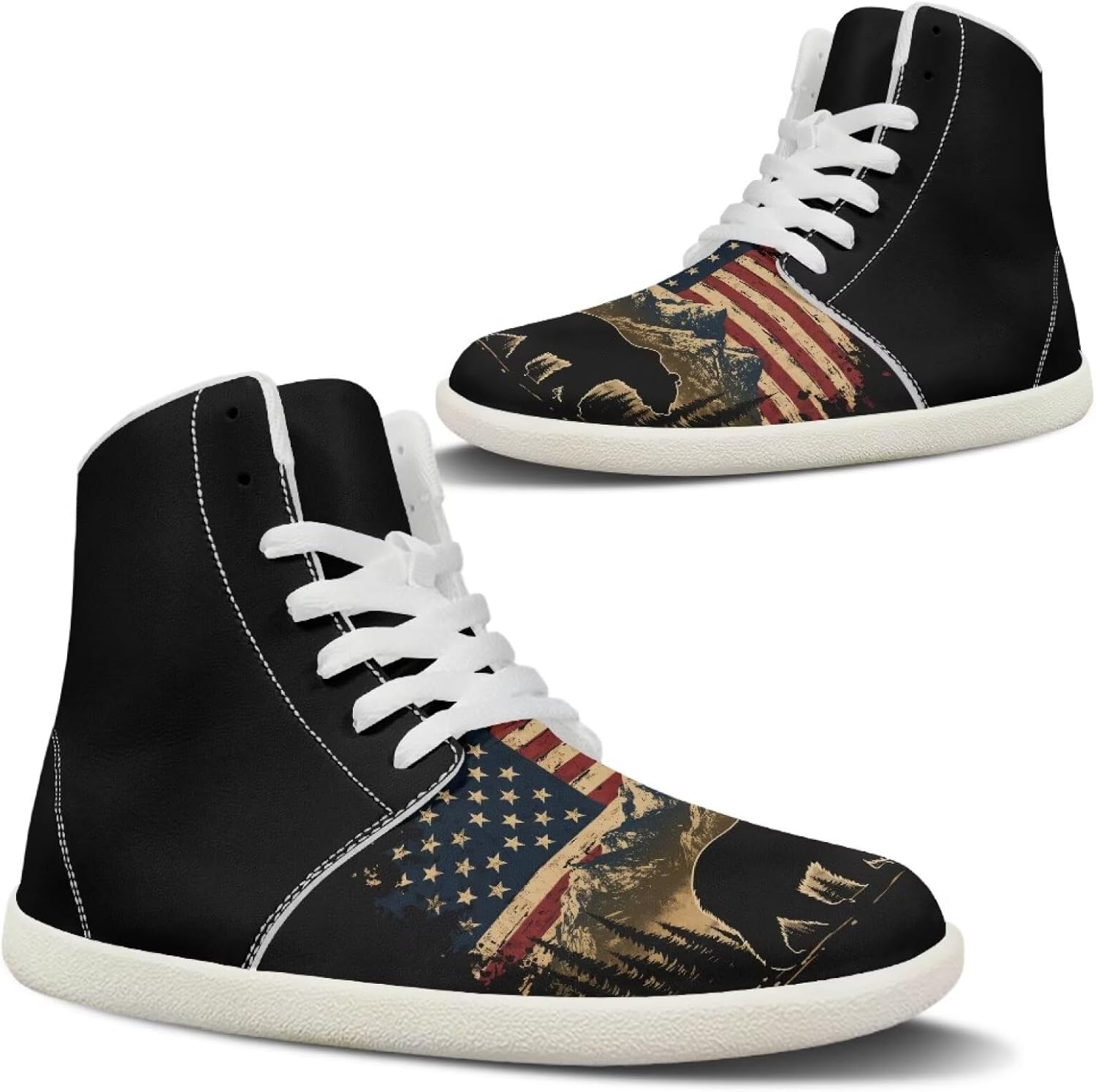 Мужские модные кроссовки, комфортная платформа, повседневная обувь из искусственной кожи для взрослых, уличный треккинг, размеры США 5-14 Quxjehoe, American Flag Bear
Мужские модные кроссовки, комфортная платформа, повседневная обувь из искусственной кожи для взрослых, уличный треккинг, размеры США 5-14 Quxjehoe, American Flag Bear