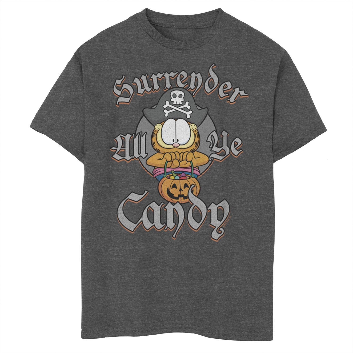 Футболка с графическим рисунком Garfield Surrender All Ye Candy Pirate для мальчиков 8–20 лет Licensed Character
Футболка с графическим рисунком Garfield Surrender All Ye Candy Pirate для мальчиков 8–20 лет Licensed Character