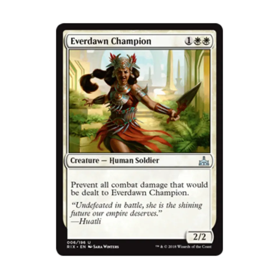 CCG Чемпион Эвердона (U), MTG - Rivals of Ixalan
CCG Чемпион Эвердона (U), MTG - Rivals of Ixalan