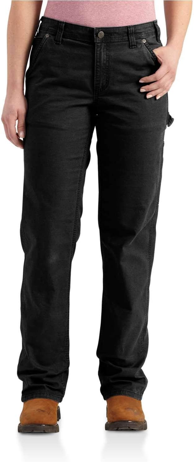 Carhartt Women's 102080 Женские брюки для работы Rugged Flex Loose Fit Canvas, Black
Carhartt Women's 102080 Женские брюки для работы Rugged Flex Loose Fit Canvas, Black