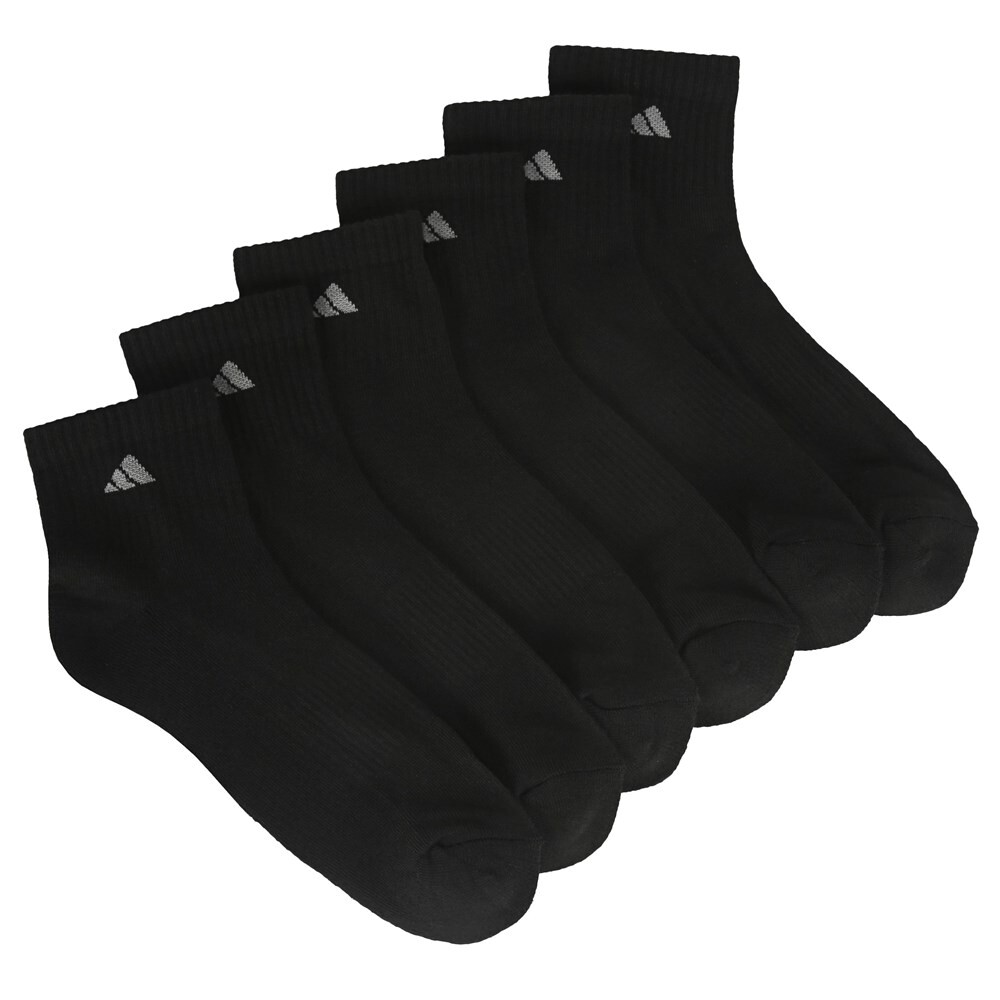 Набор из 6 мужских спортивных носков до щиколотки Adidas, черный
Набор из 6 мужских спортивных носков до щиколотки Adidas, черный