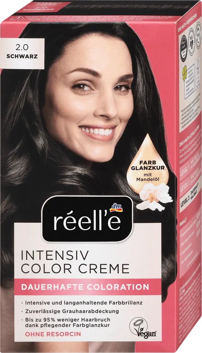 Цвет волос 2.0 черный 1 шт. réell‘e
Цвет волос 2.0 черный 1 шт. réell‘e