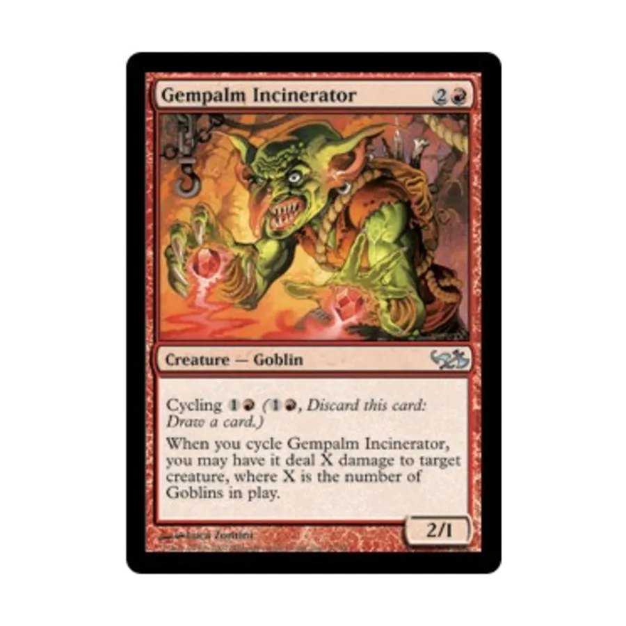 CCG Мусоросжигатель Gempalm (U), MTG - Duel Decks - Elves vs. Goblins
CCG Мусоросжигатель Gempalm (U), MTG - Duel Decks - Elves vs. Goblins