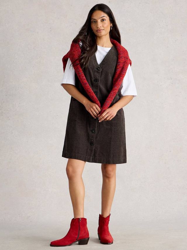 Розовое платье-сарафан из вельвета White Stuff, Black/Multi
Розовое платье-сарафан из вельвета White Stuff, Black/Multi