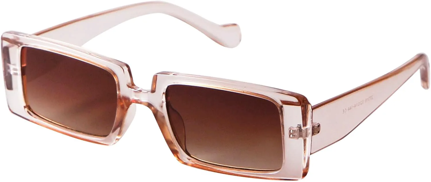 Солнцезащитные очки SORVINO Trendy Rectangle для женщин в винтажном стиле 90-х, ретро-мода, узкая, стильная квадратная оправа, Champagne Frame/Gradient Brown Lens
Солнцезащитные очки SORVINO Trendy Rectangle для женщин в винтажном стиле 90-х, ретро-мода, узкая, стильная квадратная оправа, Champagne Frame/Gradient Brown Lens