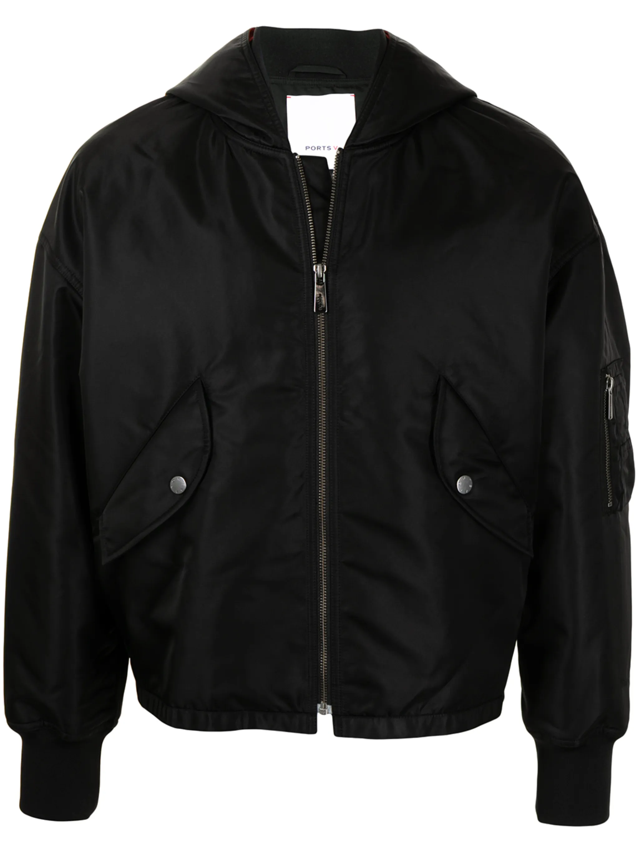 Бомбер с капюшоном Ports V, черный
Бомбер с капюшоном Ports V, черный
