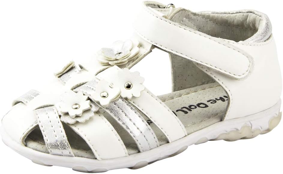 Сандалии с открытым носком и ремешком от The Doll Maker, белый
Сандалии с открытым носком и ремешком от The Doll Maker, белый